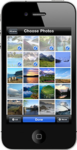 Shape Collage iPhone - Choosing Photos